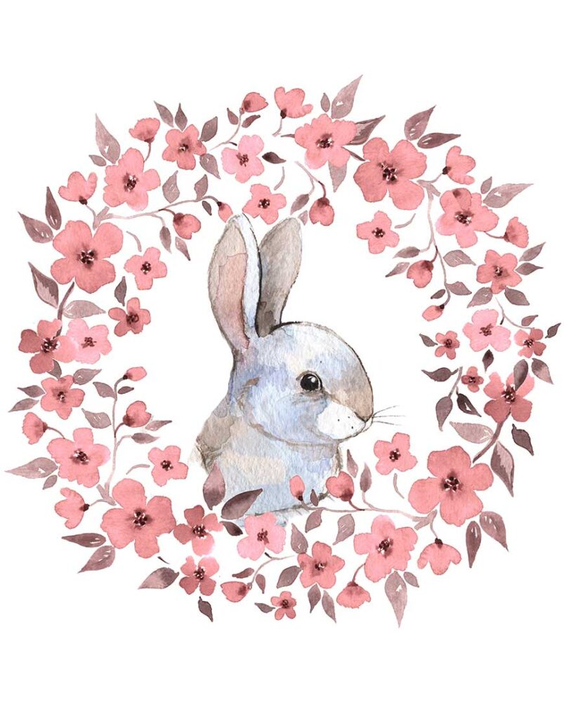 BUNNY FLOWER GIRL