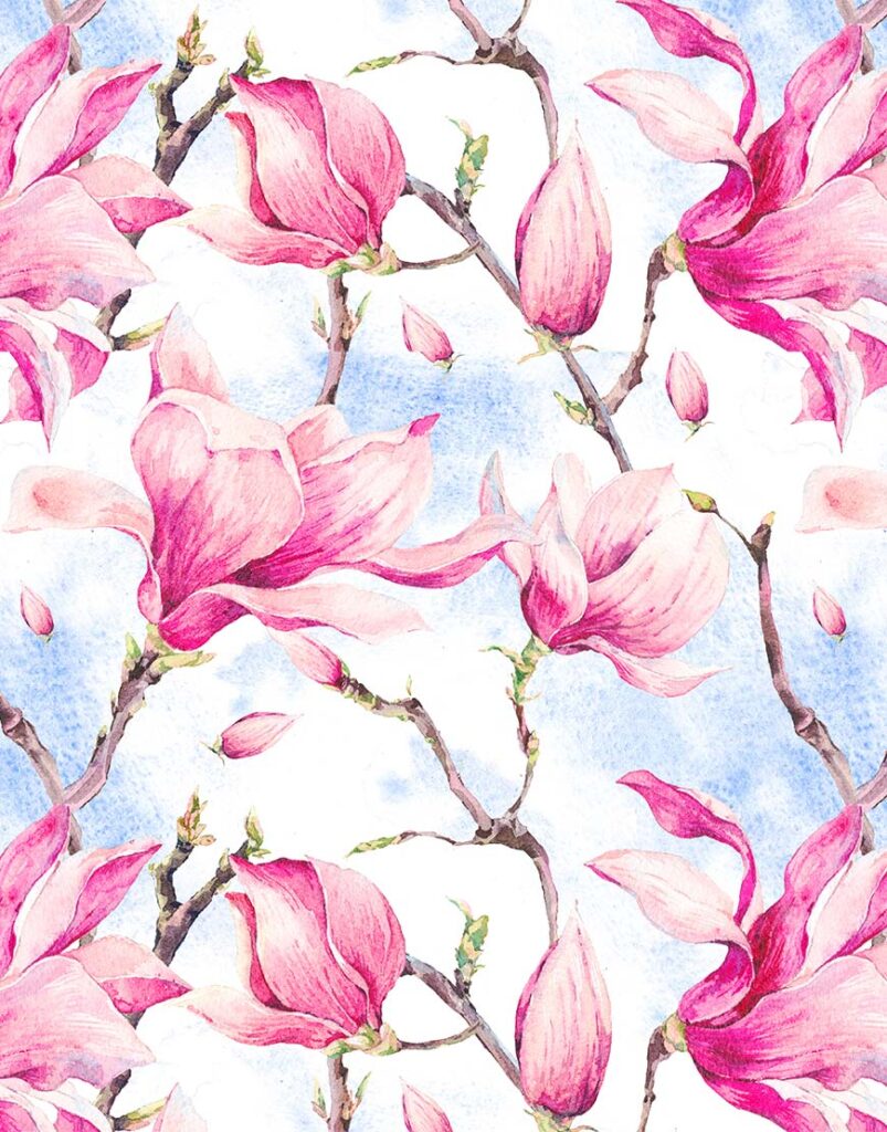 WATERCOLOR MAGNOLIA